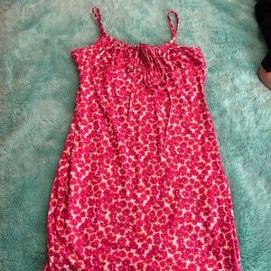 Pink Floral Dress
